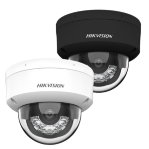Cámara de red domo fija con luz híbrida inteligente Acusense de 8 MP